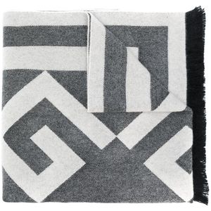 Givenchy 4gロゴ スカーフ グレー