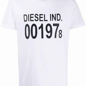 メンズ DIESEL T-diego ロゴ Tシャツ ホワイト