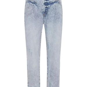 One Teaspoon Blue Button-Fastening Jeans
