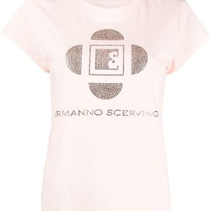 Ermanno Scervino ロゴ Tシャツ ピンク