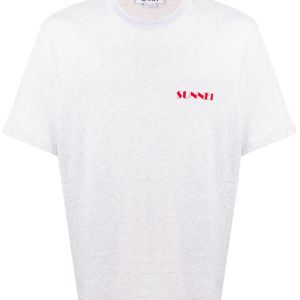 メンズ Sunnei ロゴ Tシャツ ホワイト