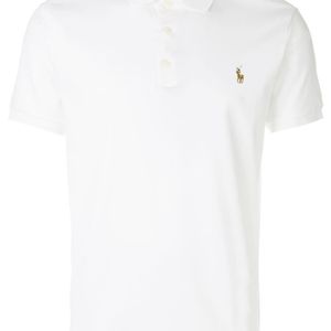 メンズ Polo Ralph Lauren エンブロイダリーロゴ ポロシャツ ホワイト