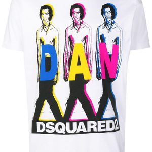 メンズ DSquared² Dan Print T-shirt ホワイト