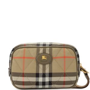 Burberry Brown Horseshoe Pouch