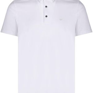 メンズ Emporio Armani ロゴ ポロシャツ ホワイト