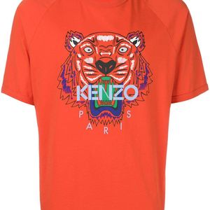 メンズ KENZO Tiger プリントtシャツ オレンジ