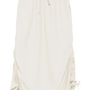 Izzue White Drawstring Skirt