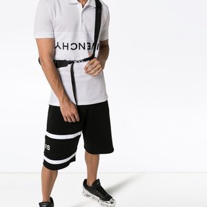 Givenchy Poloshirt mit umgedrehtem Logo in Weiß für Herren