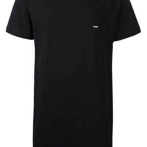 メンズ DIESEL スクープネックtシャツ ブラック