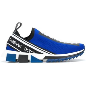 Stretch Mesh Sorrento Sneakers With Logo Dolce & Gabbana pour homme en coloris Bleu