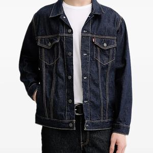 Levi's Blue Buttoned Jacket for men