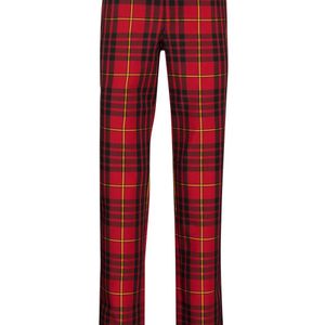 Pantaloni tartan di Comme des Garçons in Rosso da Uomo