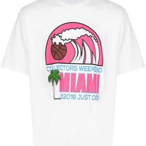 メンズ Just Don Miami プリント Tシャツ ホワイト