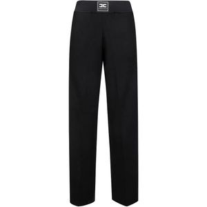 Elisabetta Franchi Black Tricot Trousers
