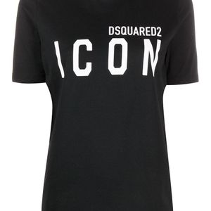 T-shirt con stampa di DSquared² in Nero