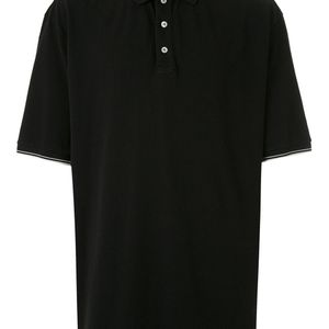 Osklen Poloshirt mit Kontrastdetails in Schwarz für Herren