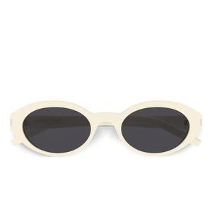 Saint Laurent Ivory-Ivory- Recycled Acetate Sunglasses