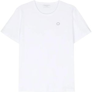 Societe Anonyme White Personas Bas Cotton T-Shirt