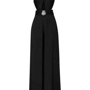 Temperley London Black Cut-Out Jumpsuit
