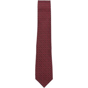 Ferragamo Purple Geometric-Print Tie for men