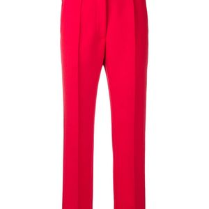 Pantalon à taille haute MM6 by Maison Martin Margiela en coloris Rouge