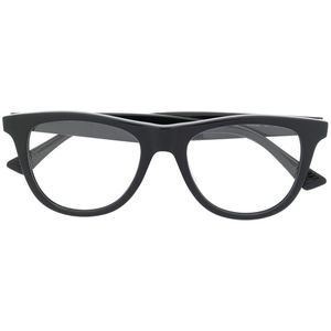 Bottega Veneta スクエア眼鏡フレーム ブラック