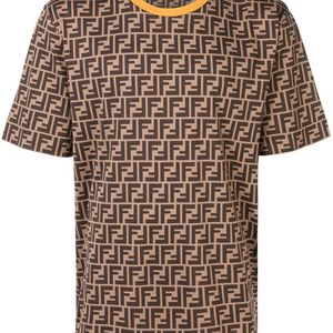 Fendi T-Shirt mit FF-Logo für Herren