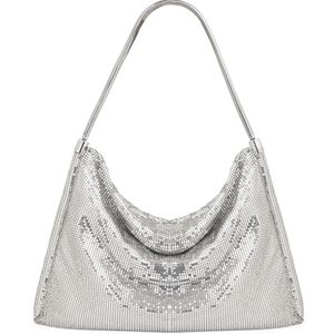 Rabanne White Disc-Embellished Shoulder Bag