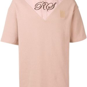 Fred Perry ロゴ Tシャツ ピンク