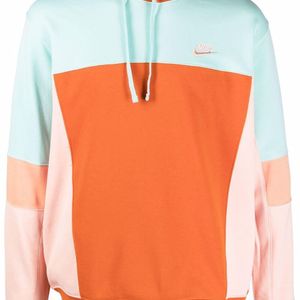 Nike Kapuzenpullover aus Frottee in Orange für Herren