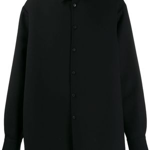 メンズ Valentino ダブル シャツ ブラック