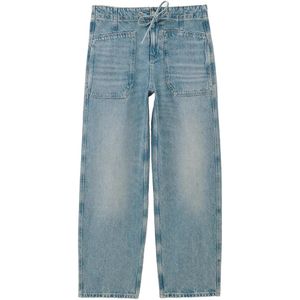 Ba&sh Blue Cocy Drawstring Jeans
