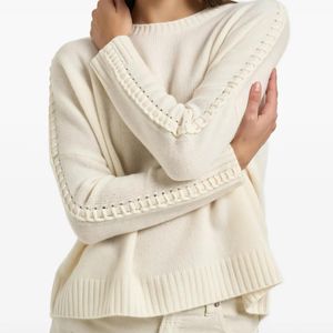 Kujten Natural Braided-Detail Sweater