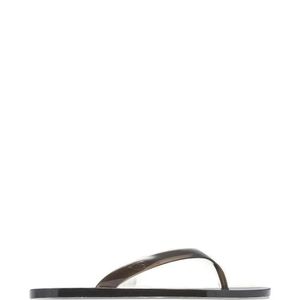 Ancient Greek Sandals Black Jelly Flip Flops