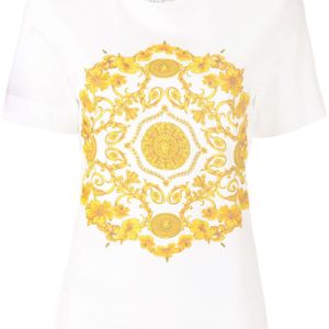 Versace バロックプリント Tシャツ ホワイト