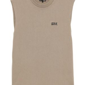 Izzue Natural Logo-Embroidered Vest for men