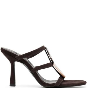 Senso Black Kaye 95Mm Suede Sandals