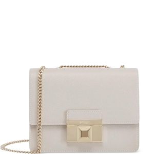 Furla White Mini Venere Leather Cross Body Bag