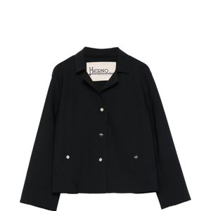 Herno Black Buttonned Jacket