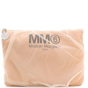 MM6 by Maison Martin Margiela チュール クラッチバッグ ナチュラル