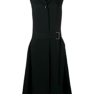 Victoria Beckham ノースリーブ ベルテッドドレス ブラック