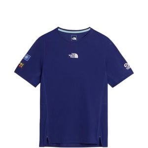 The North Face Blue Summit High Trail Short Sleeve-Graphic T-Shirt for men