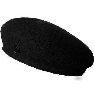 Maison Michel Flore ベレー帽 ブラック