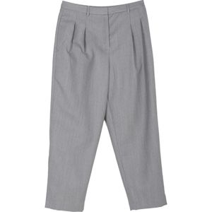 Twp Grey Fulton St. Pleated Street Trousers