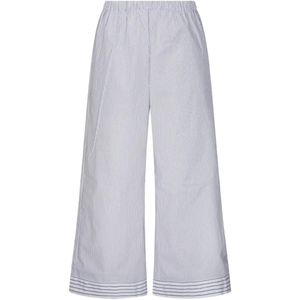 By Malene Birger White Mirabello Striped Trousers