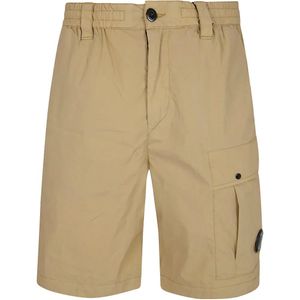 C P Company Natural Elasticated-Waist Bermuda Shorts for men