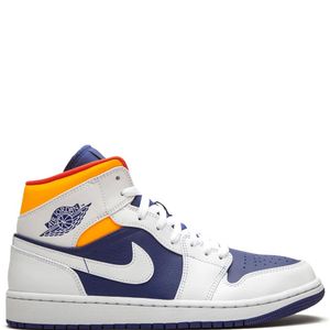 Nike Blue Air 1 Mid "Royal/Laser" Sneakers for men