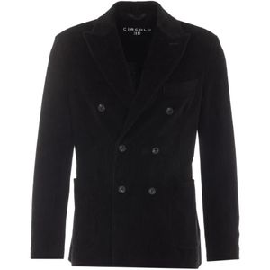 Circolo 1901 Black Double-Breasted Blazer for men