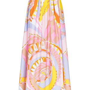 Emilio Pucci Wally グラフィック スカート ピンク