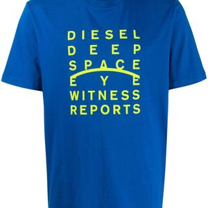 メンズ DIESEL T-just-j5 Tシャツ ブルー